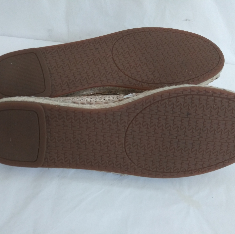 Michael Kors espadrilles metallic sz 6M - Picture 6 of 12